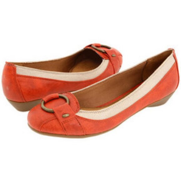 *SALE* Life Stride Women's Cardigan Casual Flat Orange 6M--8581-DISPLAY - Picture 1 of 1